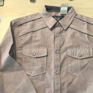 BLE tailored fit button down